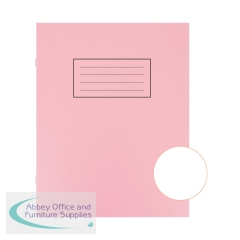 Silvine Exercise Book Plain 229x178mm Pink (Pack of 10) EX112