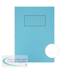 Silvine Exercise Book A4 Plain Blue (Pack of 10) EX114