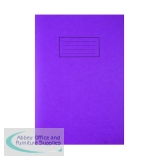 Silvine Exercise Book Tough Shell Feint Ruled With Margin A4 Purple (Pack of 25) EX140