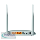 TP-Link 300Mbps Wireless N USB VDSL/ADSL Modem Router White TD-W9970