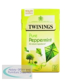 Twinings Pure Peppermint Tea Bags (Pack of 20) F17458