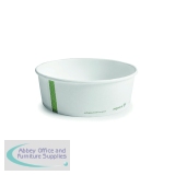 Vegware Bon Appetit Food Bowl 32oz PLA-Lined White (Pack of 300) RSC-32