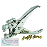 Rexel Eyeletter and Punch Chrome 20220049