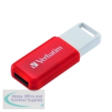 Verbatim Databar USB Drive USB 2.0 16GB Red 49453