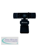 Verbatim AWC-03 Ultra HD 4K Autofocus Webcam Dual Microphone 49580