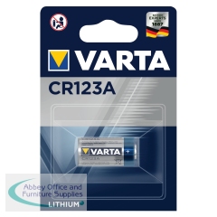 Varta CR123A Professional Lithium Primary Battery 6205301401