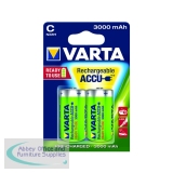 Varta C Rechargeable Accu Battery NiMH 3000 mAh (2 Pack) 56714101402