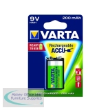 Varta 9V Rechargeable Accu Battery NiMH 200 mAh 56722101401