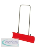 Red Plastic 870mm Blade Snow Pusher 379992