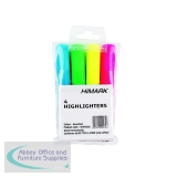 Hi-Glo Highlighters Assorted (Pack of 4) 7910WT4