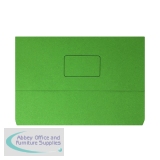 Document Wallet 220gsm Foolscap Green (Pack of 50) 45914EAST