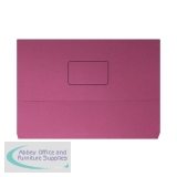 Document Wallet 220gsm Foolscap Pink (Pack of 50) 45917KIN02