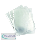 A4 Punched Pocket Clear 35 micron 270486 (Pack of 100) WX24001