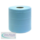 Blue Centrefeed Roll 2-Ply 150m (Pack of 6) C2B157FNDS