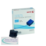 Xerox ColorQube 8870 Cyan Ink Stick (Pack of 6) 108R00955 108R00954