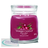 Yankee Candle Signature Medium Jar 368g Black Cherry (Pack of 4) 1701391E