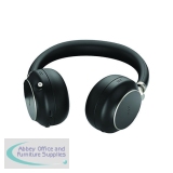 Yealink BH76 Wireless Binaural On-ear Headset MS Teams USB-A via Bluetooth Adapter Black 1208617